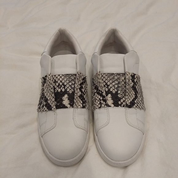 Vince Vista Python/Snakeskin Leather Sneakers 8.5 - Picture 4 of 7